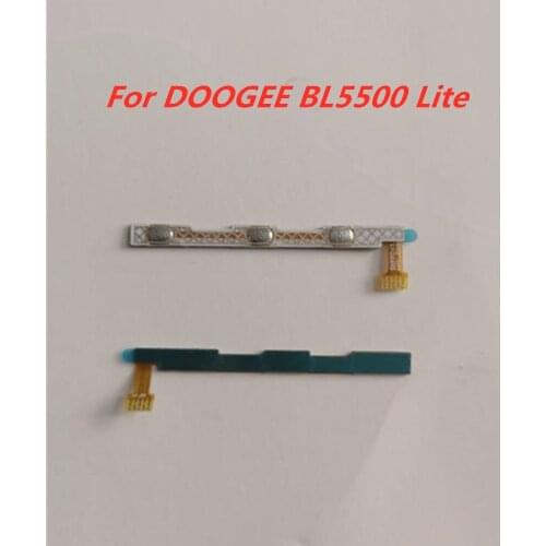 For DOOGEE BL5500 Lite 6.19inch MTK6739 Cell Phone Parts Power Volume Buttons Key Side Flex Cable FPC Repair Accessories