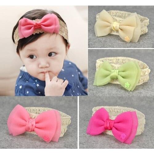 2020 Fashion Hot Baby Girl Cute Supreme Children Bowknot Headband Hair Band Accessories Photo Props Headwear Photography Props
