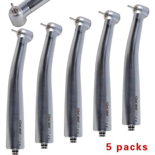 5 Pcs Dental High Speed Handpiece fit NSK 4 Hole Quick Coupler Push Button type stainless steel material
