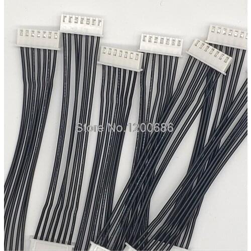10CM 24 AWG XH2.54 XH 2.54MM 2.54 2P/3P/4P/5P/6 Pin Female & Female Double Connector with Flat Cable 1007