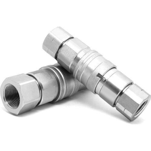 Accessories Oil Pipe Joint Inter 1-Inch Hydraulic Quick Coupling Closed Steel Material Plug Connector Assembly