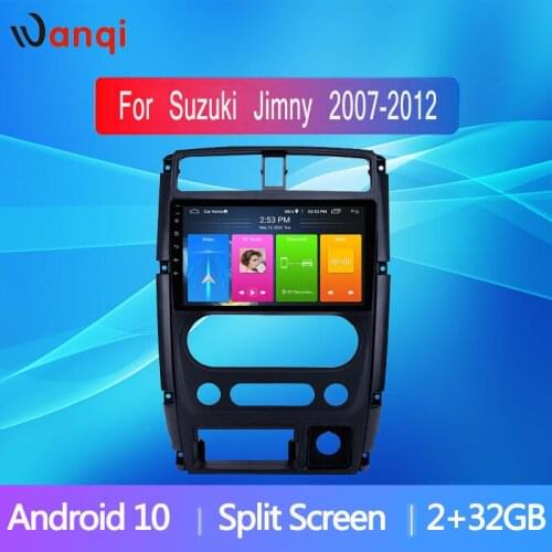 Wanqi 9'' IPS Car Radio Android10 Auto Stereo Multimedia for 2007-2012 Suzuki Jimny GPS Navigation WiFi Car DVD Radio Stero BT