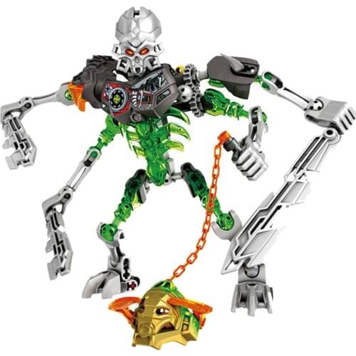 BIONICLE Skull Slicer Action Figures Building Block Toys Set For Kids Christmas Boy Gift Compatible Major Brand 73pcs/Set