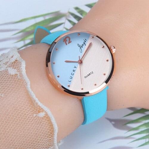 6 Colors Reloj Mujer 2019 New Fashion Sports Brand Quartz Watch Men Casual Leather Classic Women Watches Relogio Feminino Clock