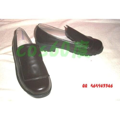 Haruhi Suzumiya Sasaki Black Cosplay Shoes S008