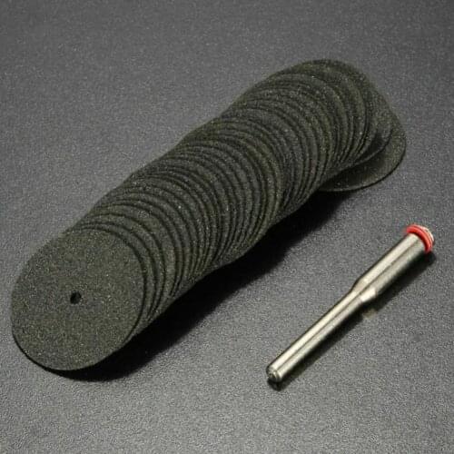 36pcs Resin Cut-off Wheel Cutting Disc 24mm Kit Tool Mandrel​ For Metal/Plastic Cutting With Sharp Blades