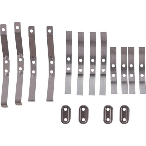 For WPL B1 B-1 B14 B-14 B16 B-16 B24 B-24 1/16 Truck RC Car Upgrade Modified Shock Absorption Steel Plate + Fixed Seat