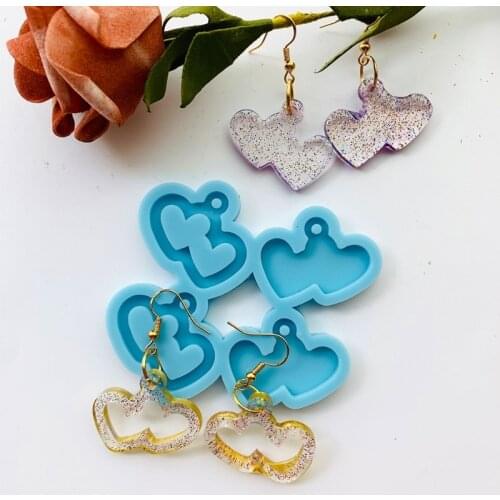 Earring Resin Mold Small Silicone Earring Mold Earring Jewelry Epoxy Resin Casting Resin Jewelry Making Resin Diy Craft
