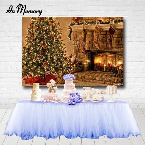 InMemory Christmas Day Photography Backgrounds For Photo Studio Winter Celebration Backdrop Camera Photo Custom Photocall