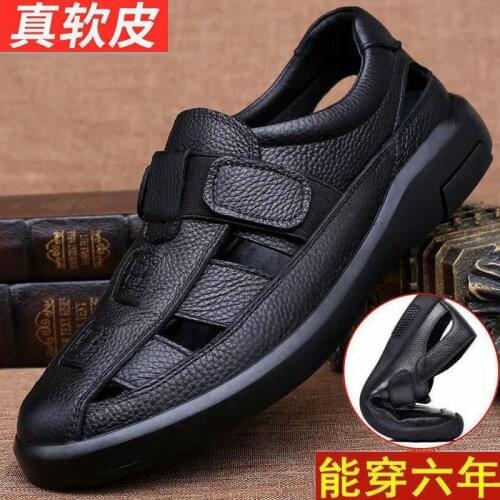 Summer Sandals Mens Fashion Leather Sandals Sandalias Hombre Chaussure Homme
