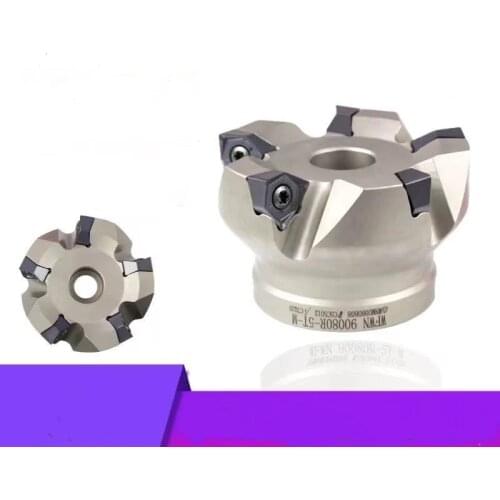 MFWN double-sided hexagonal large cutting 90 degree MFWN90 right-angle milling cutter WNMU080608 fast feed milling insert