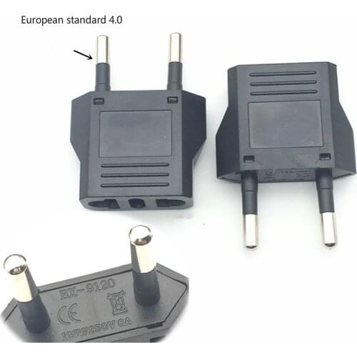 US To EU Plug Mini Adapter American To Euro Europe European Travel Power Adapter AC Converter Electrical Outlet Socket