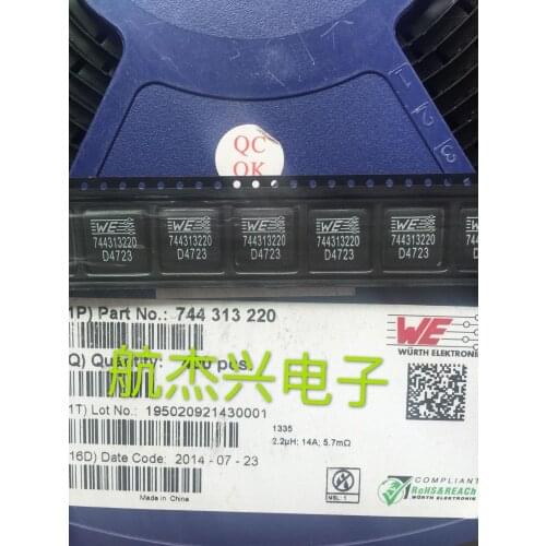 Original new 100% 744313220 SMD integrated high current inductor 13x13x3 2.2UH 14A