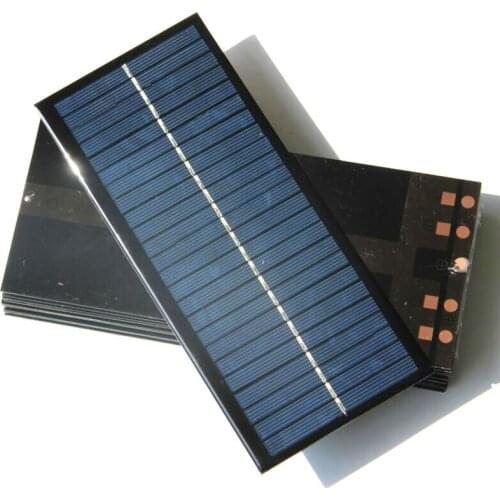 Hot Sale 10PCS/Lot 2.5W 12V Small Solar Cell Polycrystalline Solar Panel Solar Module DIY Solar Charger 213*92*3MM Free Shipping