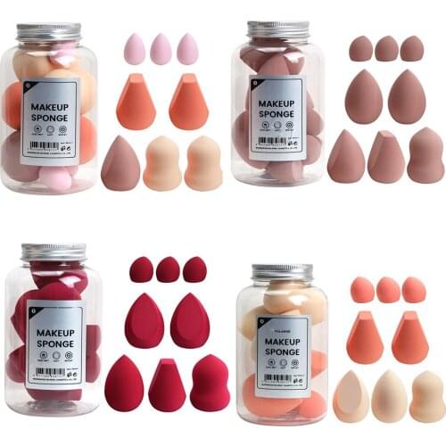 Makeup Sponge Professional Cosmetic Puff Multiple sizes For Foundation Concealer Cream Make Up Soft 2-8pcs Sponge Puff Wholesale
