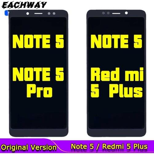 Test Well for Xiaomi Redmi 5 Plus LCD Display Touch Screen 5.99" Note 5 Pro Digitizer Screen Glass Panel For Xiaomi Note 5 LCD