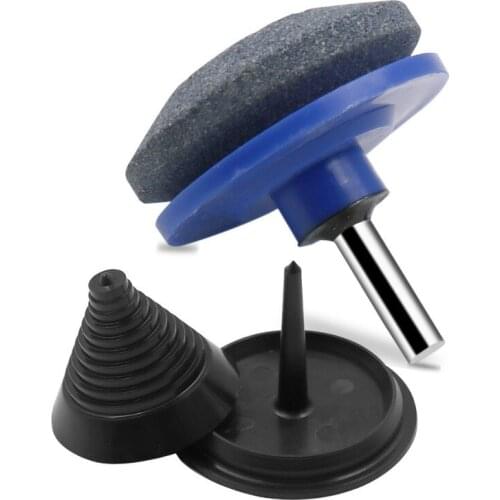 Knife sharpening drill Lawnmower 50mm Faster Blade Sharpener Grinding Garden Tools Rotary Drill Garden Lawn Mower Parts
