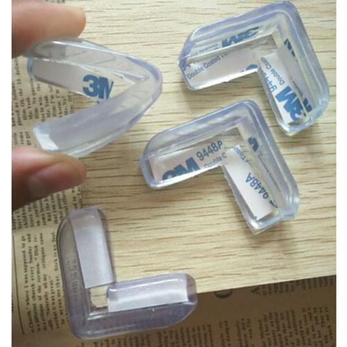 Baby Safety Products Transparent Bumper Baby Security Right Angle Thickened Corner Protector Anti-Collision Corner Protection