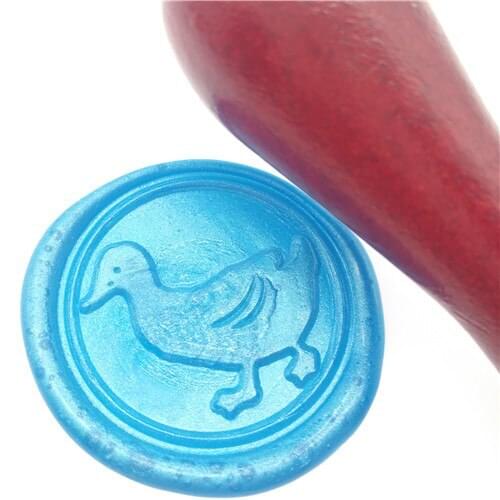Vintage Lovely Duckling Custom Picture Logo Wedding Invitation Wax Seal Sealing Stamp Rosewood Handle Set