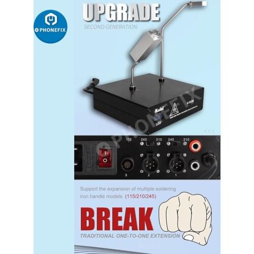PHONEFIX K-308 Soldering Handle Extension Module Extended Base Expansion Soldering Station for JBC T12 UD-1200 Soldering Station