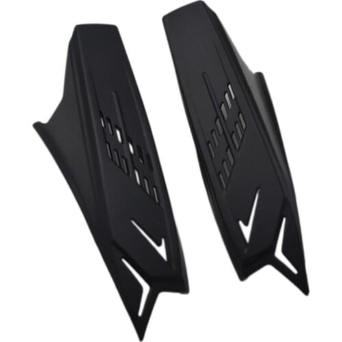 2pcs Black Unisex Mohawk Horns Accessories Racing Dirtbike With Tapes