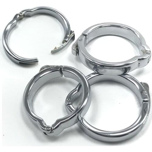 3 Size Adjustable Physiotherapy Metal Foreskin Correction Cock Rings Men V Type Circumcision Erection Penis Ring Male Delay Ring