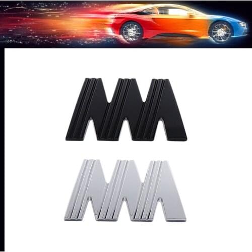 3D Premium M logo car Engine Hood Fender trunk Tail Rear Bonnet Decal Emblem Badge Sticker for Land Cruiser Prado LC200 FJ200 M