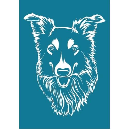8.5 X 11" Reusable Self- Adhesive Silk Screen Stencils Springer Spaniel Home Decoration Pillow Photo Craft Mesh Transfers Film