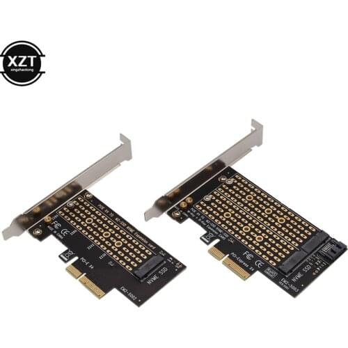 The new PCIE to M2/M.2 Adapter SATA M.2 SSD PCIE Adapter NVME/M2 PCIE Adapter M Key +B Key Adapter Computer Expansion Cards M2