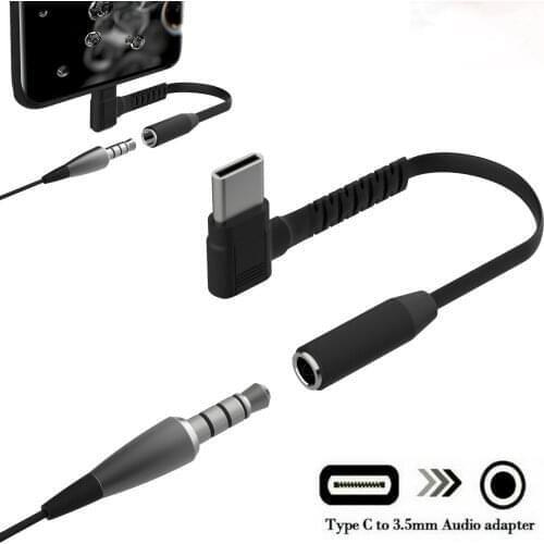 Type C 3.5 Jack Earphone Audio Aux Cable for xiaomi USB to 3.5mm Headphones Adapter For SAMSUNG Galaxy Note 10 20 Plus S10 S20