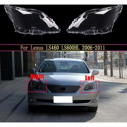 Car Front Headlight Cover Auto Headlamp Lampshade Lampcover Head Lamp Light Glass Lens Shell For Lexus LS460 LS600HL 2006~2011