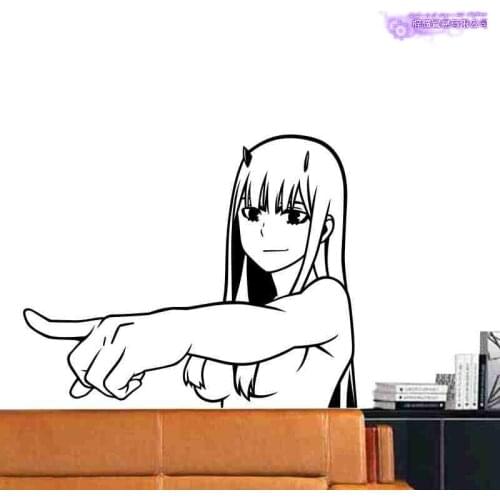 DARLING in the FRANXX Wall Decal 002 Vinyl Wall Stickers Decal Decor Home Decoration Anime Car Sticker