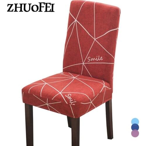 1/2/4/6pcs Dining Chair Covers Spandex Elastic Printed Pattern Chair Cover Stretch Seat Covers Removable Washable Seat Covers