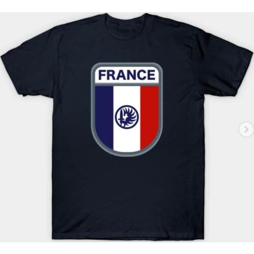 French Foreign Legion 2REP Men T-Shirt French Army Established In 1831 T Shirts Short Casual 100% COTTON O-Neck Men Clothing