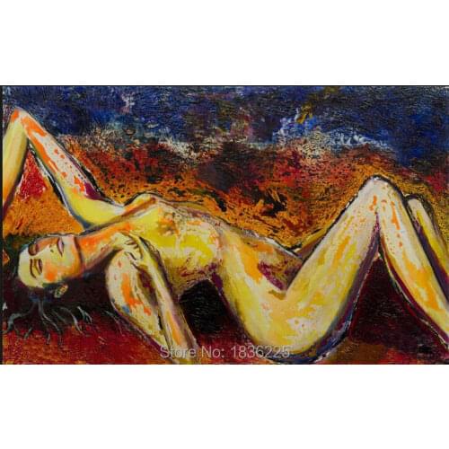 Handmade oil painting image sex women nude art painting nude women oil painting nude oil painting home wall decoration