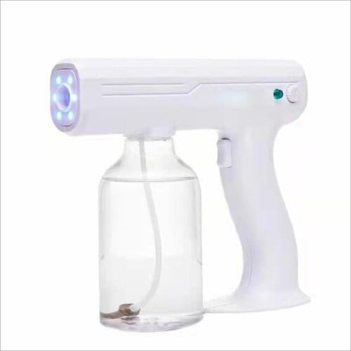 New wireless charging type nano atomization disinfection gun handheld blue atomization machine car atomization spray gun