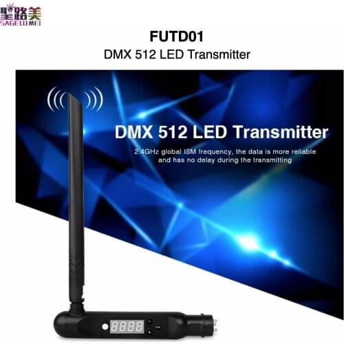 Milight FUTD01 DMX 512 LED Transmitter 2.4G Wireless 3Pin XLR DMX512 Receiver Adapter for Disco LED Stage PAR Effect Lights