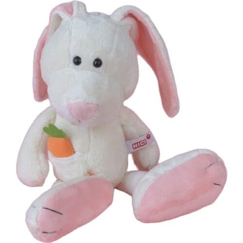35cm Carrot Rabbit Stuffed Plush Toy Soft Doll Animals Bunny Girls Baby Kids Birthday Gift