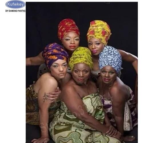 Full square Diamond Painting,Africa woman Diamond Embroidery,Cross Stitch,Diamond Mosaic,Needlework,puzzle,Picture,Home Decor
