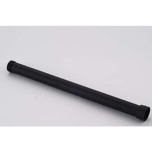 SHBSHAIMY Free Shiping Black Brass 30cm Long Heighten Pipe Bar Extension Tube For Shower Faucet Shower Extend Pipe