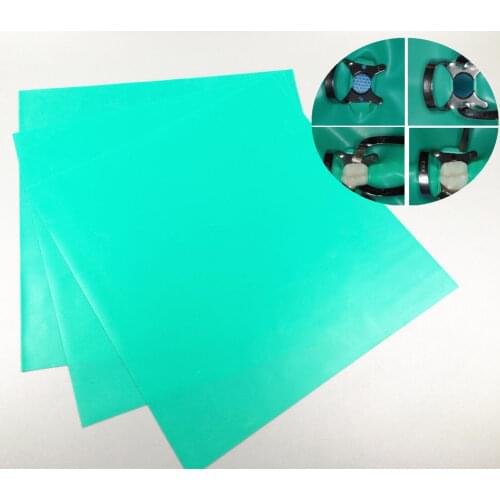 Dental Frame for Rubber Dam Sheets 36Pis Green Carbon Fiber Rubber Sheets 1Box Green for Frame
