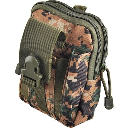 Tactical Camouflage Belt Loop Waist Bag Mello Accessory Bag Multifunctional Unisex Outdoor Sports and Leisure