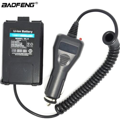 BAOFENG Accessories Battery Eliminator BAOFENG UV-5R Car Charger For Portable Radio UV 5R UV-5RB UV-5RA Two Way Walkie Talkie