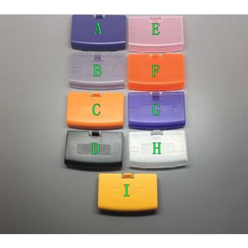 9Colors High Quality Battery Cover Replacement for Game boy Advance for GBA Console Back Pack Door