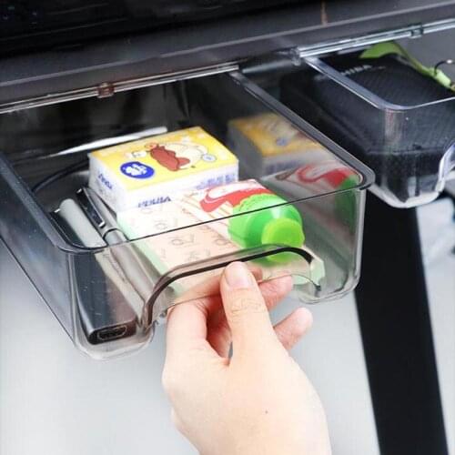 Storage Drawer Self-adhesive Hidden Table Storages Box Plastic Stationery Case Creative Office Desktop Sundries Organizer