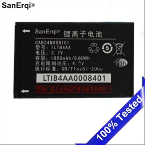 10pcs 1800mAh Battery CAB24N0001C1 TLTB4AA Battery for TCL CAB24N0001C1 TLTB4AA C995 TCLC995 Battery