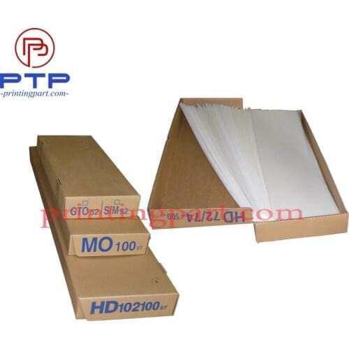 100 pieces GTO MO SM52 SM72 SM74 SM102 CD102 Ink Fountain Film for Heidelberg Machine Ink Duct Foil