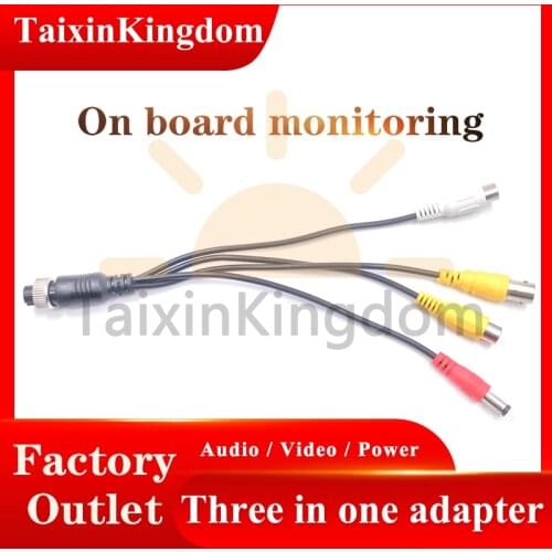 Spot 4P aviation bus adapter high temperature and waterproof mdvr universal power / video / audio three in one cable
