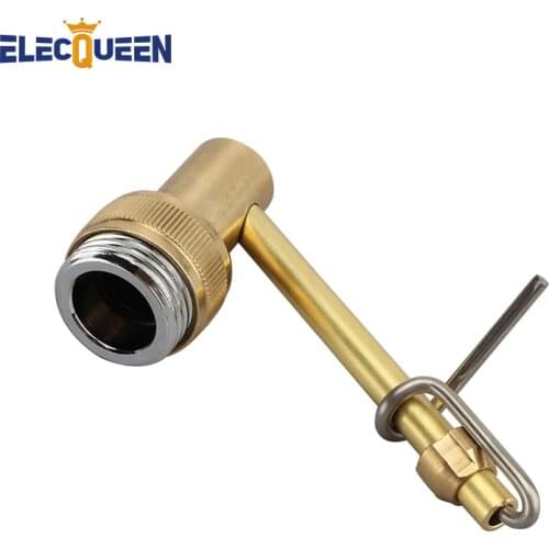 Home brew Brass Carboy & Bottle Washer Faucet Adapter,Top Quality Tap Rinser, Clean Fast & Gold and Sliver Color