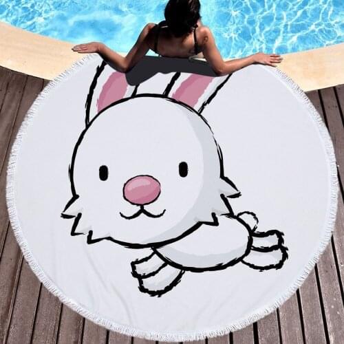 Lovely pink Rabbit tiger Bath Towel adults children baby bath towels Swimwear Shower Beach Washcloth Suitable Bathing Swimming